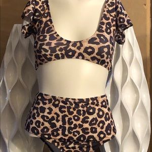 EUC 2 PIECE BATHING SUIT
